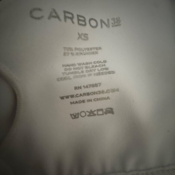 White Carbon38 Xs Sports Bra With Macrame Back Detail - Picture 4 of 4